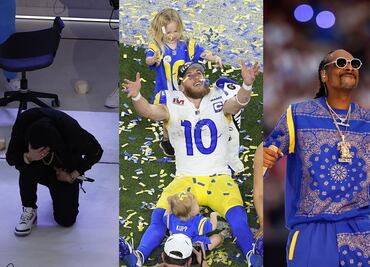 Victoria de los Rams, hip hop y una rodilla en tierra: los momentos Super Bowl