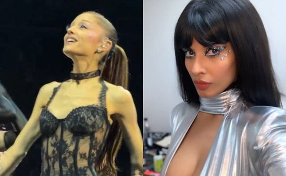 “Está muriendo delante de nosotros”. La actriz Jameela Jamil desata polémica por Ariana Grande y su extrema delgadez 