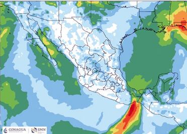 Clima en México hoy: lluvias fuertes afectarán al centro, norte y sur del país, advierte el SMN