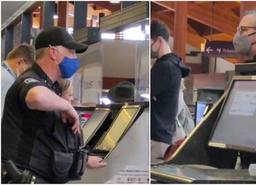 Senador Ted Cruz increpa a personal de aeropuerto tras perder vuelo; seguridad tuvo que intervenir