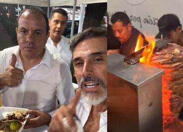 Sergio Mayer confunde reforma judicial y presume tacos de pastor con Cuauhtémoc Blanco. VIDEO