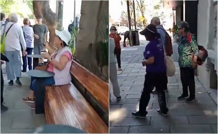 Estalla indignación contra cafetería en la Roma por correr a adultos mayores de una banqueta pública: “La calle no es tuya”. VIRAL