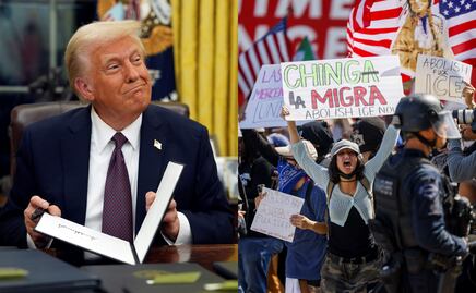 Donald Trump dice que las protestas en Los Ángeles "fortalecen" su determinación de deportar 