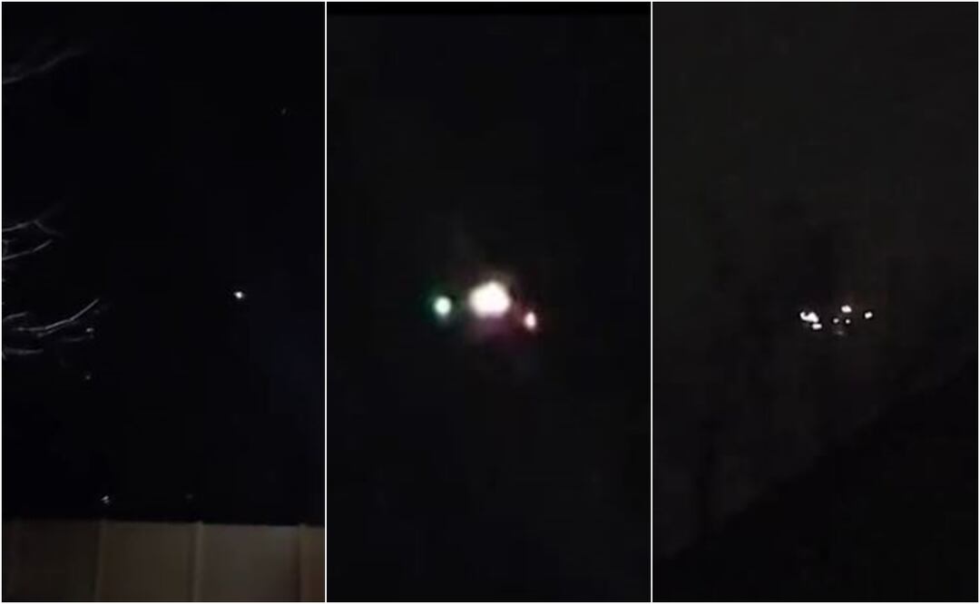 ¿Aliens? Captan “desfile” de drones sospechosos sobre Nueva Jersey, Foto: TikTok