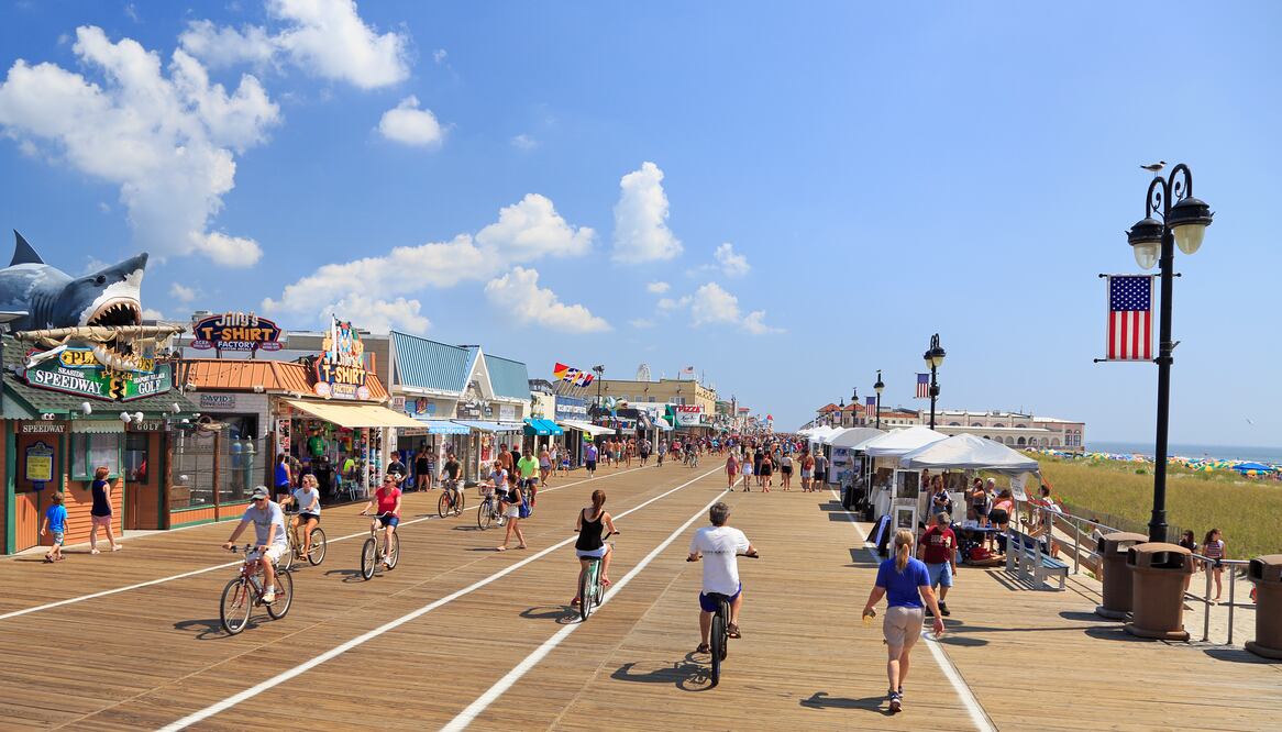 Los estados más ricos de Estados Unidos, según una encuesta de la comunidad estadounidense de la Oficina del Censo de Estados Unidos. Foto iStock / Ocean City - Nueva Jersey