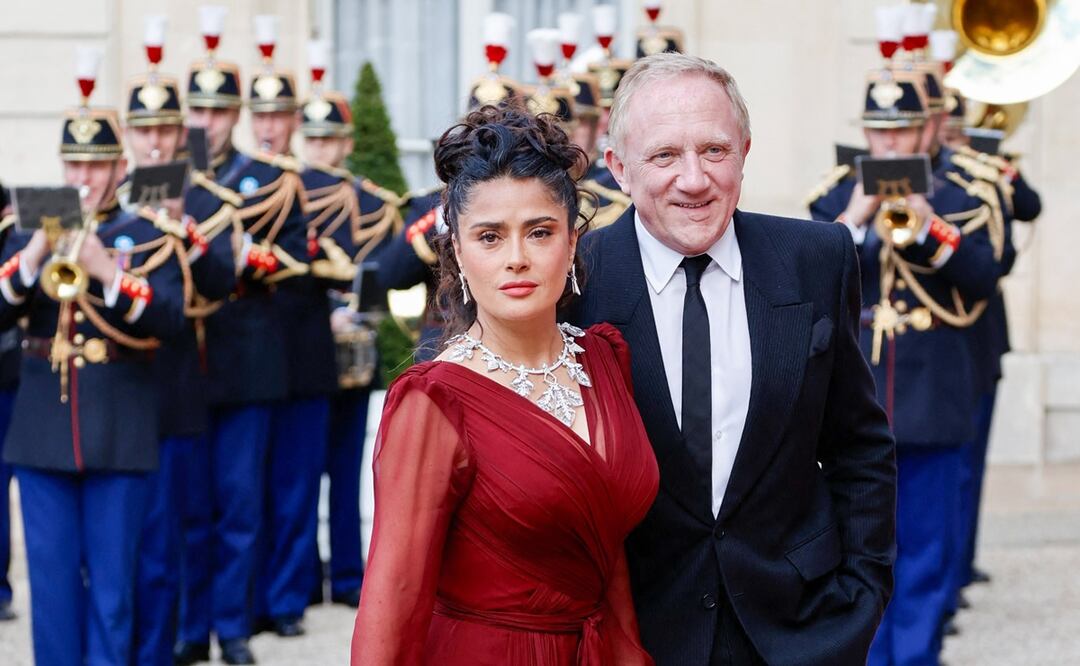 Salma Hayek and François-Henri Pinault. Photo © 2024 Mega/The Grosby Group