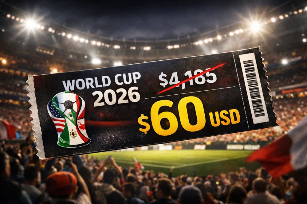 Boletos del Mundial 2026 caen hasta 98%: algunos costarán 60 dólares. ¿Quiénes podrán obtenerlos? Foto IA