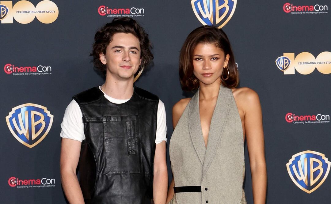 Timothée Chalamet arrasa en presentación de ‘Wonka’ y ‘Dune’ en CinemaCon. Foto: AFP