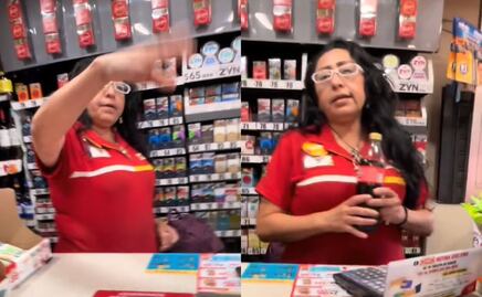 Apodan "Lady Oxxo" a cajera que agredió a joven por tomarse refresco antes de pagarlo; "se tragan la mercancía y no pagan"