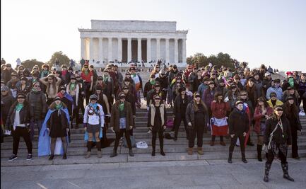 Video. “Un violador en tu camino" llega a Washington