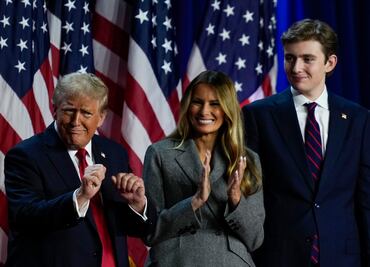 Melania Trump dice no, pero Barron regresa a la Casa Blanca con su padre Donald Trump
