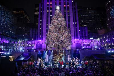 Encienden el árbol de Navidad de Rockefeller Center en NY: ¿Hasta cuándo estará?