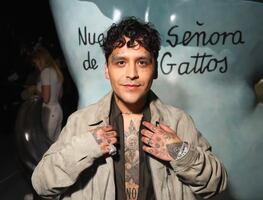Christian Nodal presume tener un episodio en ‘La Rosa de Guadalupe’ sobre su relación con Ángela Aguilar y Cazzu