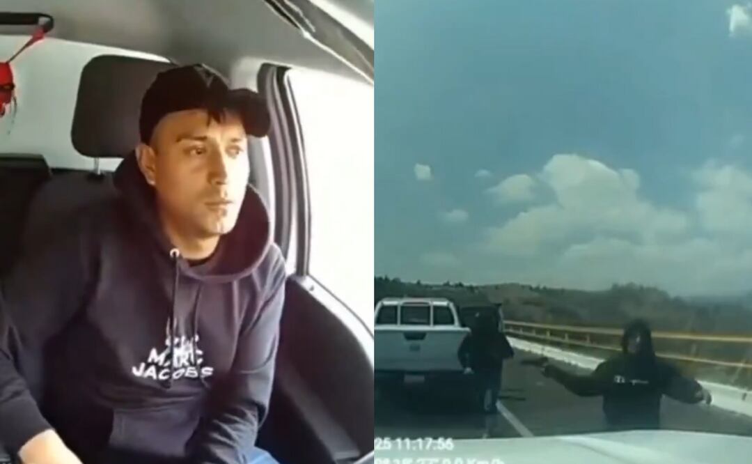 Roban tráiler en autopista Chamapa-Lechería en Edomex FOTO: Tomada de VIDEO