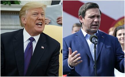 Trump critica a DeSantis y dice que solo él puede evitar otra Guerra Mundial