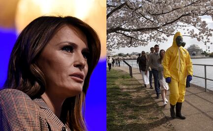 Coronavirus: Melania Trump 'confronta' a turistas en Washington D.C.