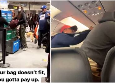 Video. Vacían avión en EU antes de despegue por pareja que no quería pagar por su equipaje