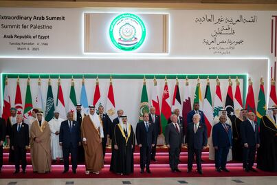 Líderes árabes respaldan plan egipcio sobre Gaza, una alternativa a la 'Riviera de Trump'