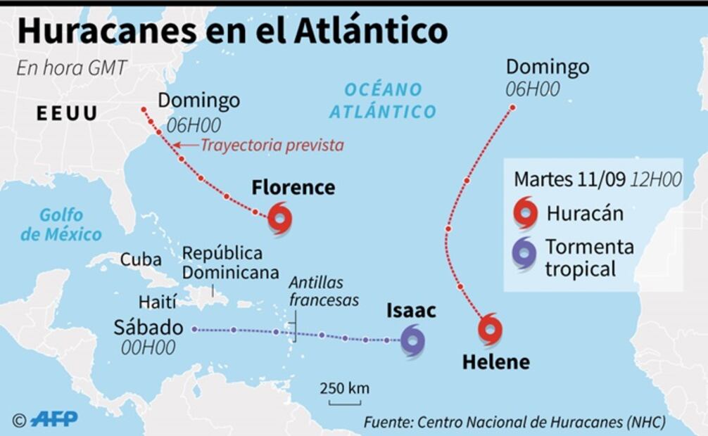 Trump: "Huracán Florence es tremendamente grande; estamos preparados"