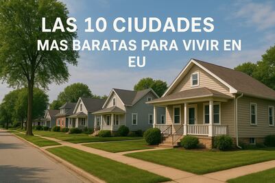 ¡Adiós, renta cara!  Descubre las 10 ciudades de EU donde vivir es MÁS BARATO en 2025-2026
