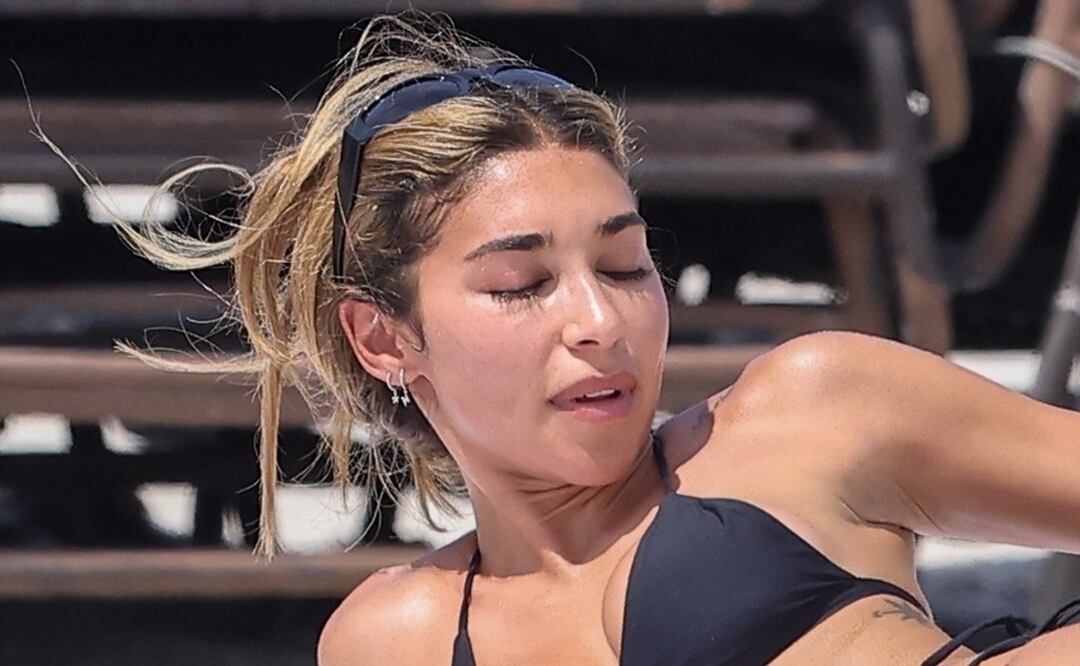 Exnovia de Justin Bieber disfruta del calor de Miami con su bikini más pequeño. Foto: The Grosby Group