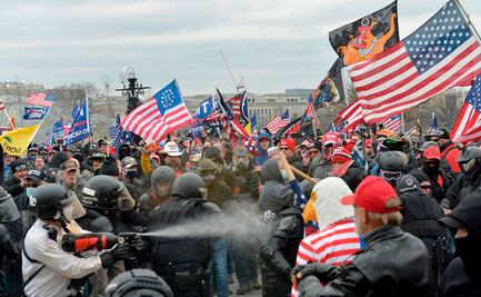 Un herido de bala en el asalto de seguidores de Trump al Congreso 