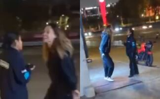 Exponen otro video de ‘Lady Racista’, ahora agrede a guardias de seguridad de su departamento  