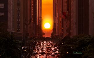 ¿Quieres ver el atardecer más bello? Conoce el 'Manhattanhenge' en Nueva York
