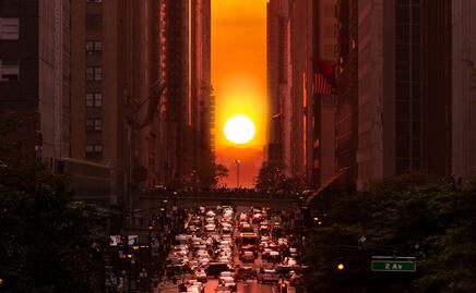 ¿Quieres ver el atardecer más bello? Conoce el 'Manhattanhenge' en Nueva York