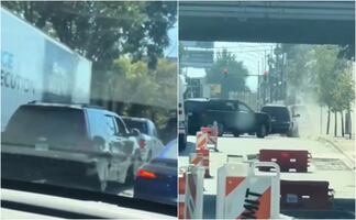 Caos en Chicago: conductor enloquecido embiste vehículo de ICE y provoca escena de terror. VIDEO