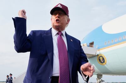 Trump lanza advertencia fuerte ante protestas en su día especial