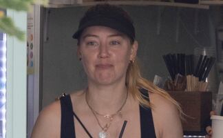 Amber Heard destila belleza al natural durante paseo en Madrid