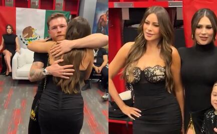 Sofía Vergara y Canelo Álvarez protagonizan abrazo polémico: reacción de Fernanda Gómez se viraliza. VIDEO