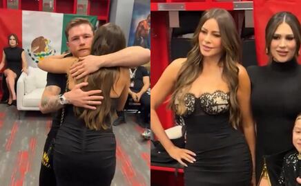 Sofía Vergara y Canelo Álvarez protagonizan abrazo polémico: reacción de Fernanda Gómez se viraliza. VIDEO