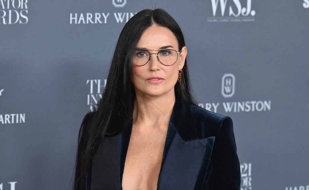 Demi Moore presume cuerpazo y más joven que nunca antes de cumplir 61 años. Foto: AFP.