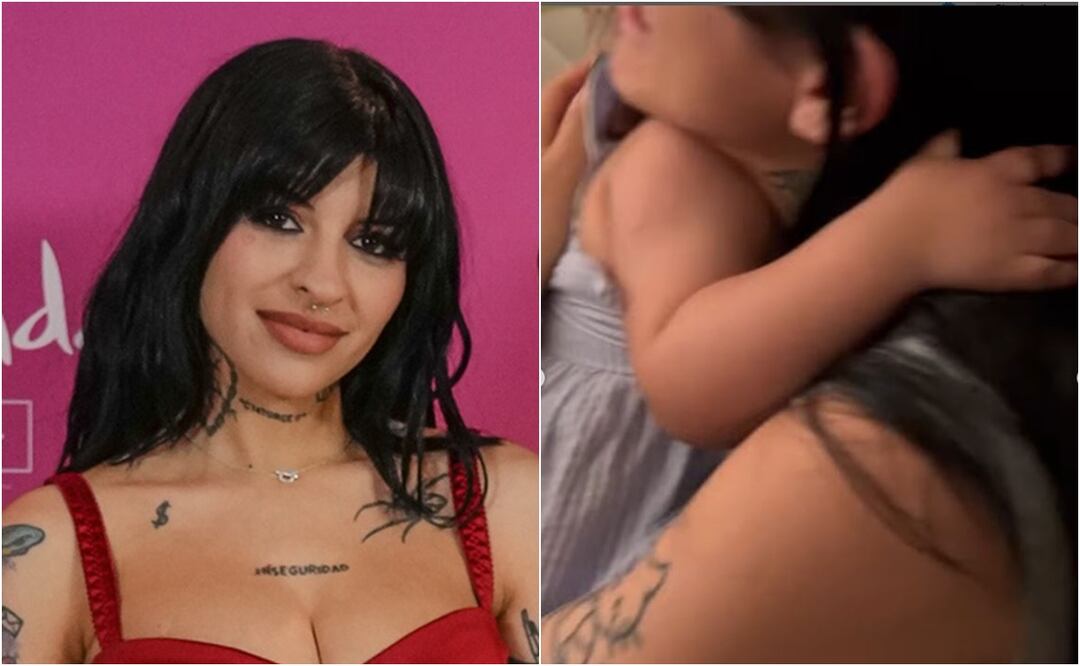 Cazzu rompe en llanto con Inti en brazos tras lanzamiento de ‘La Cueva’ para Christian Nodal. Foto: AP/Instagram