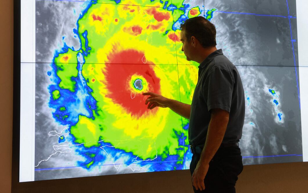 Huracán Beryl impactará dos veces en costas del sureste de México. Foto Joe Raedle/Getty Images/AFP