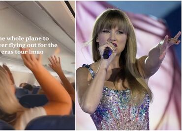Video. Fans convierten vuelo retrasado en un concierto improvisado de Taylor Swift