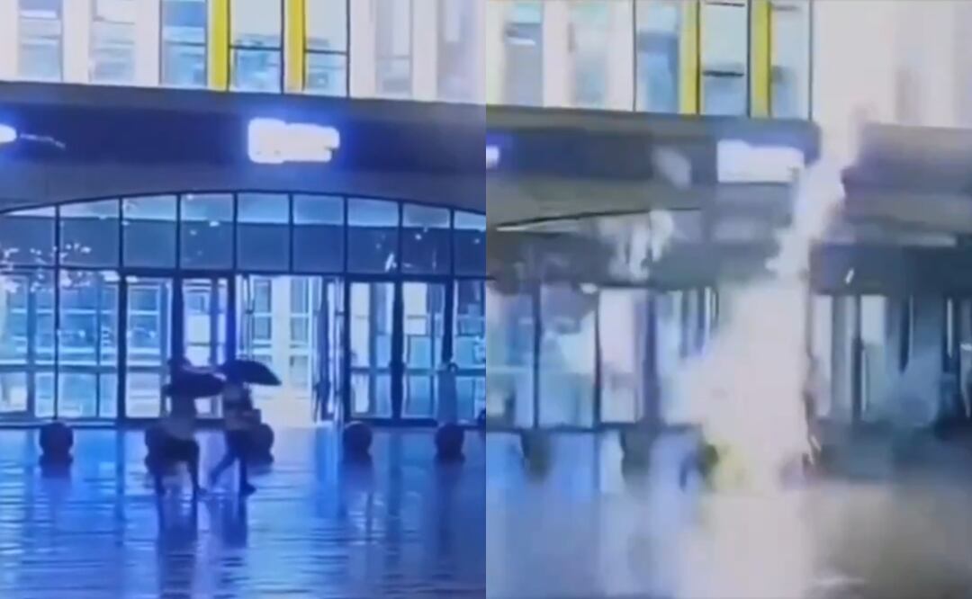 Impactante rayo golpea a pareja y sobrevive; video se viraliza. Foto: Tomada de Twitter.