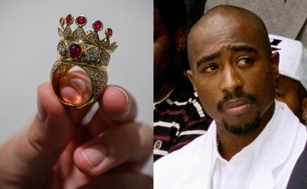 Anillo del rapero Tupac vendido por más de un millón de dólares en subasta