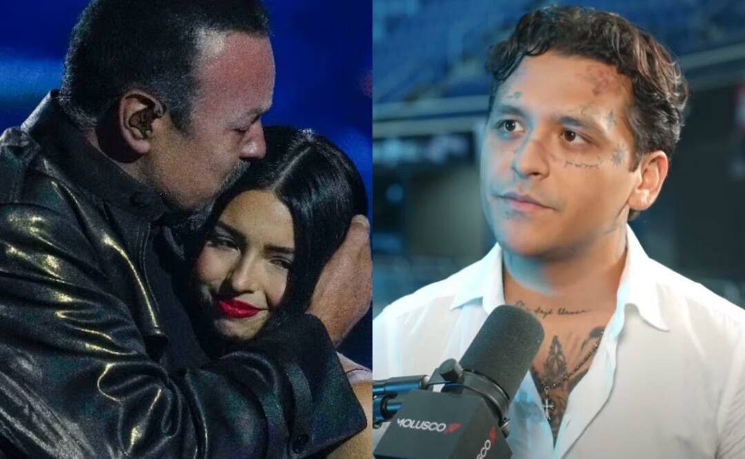 Pepe Aguilar dice que Ángela y Nodal se precipitaron en casarse: “Fue un shock”. Foto:  AP/ Youtube MoluscoTV