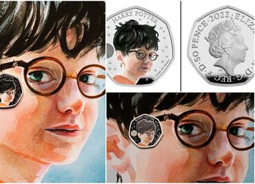 Reino Unido lanza colección de moneda de "Harry Potter"