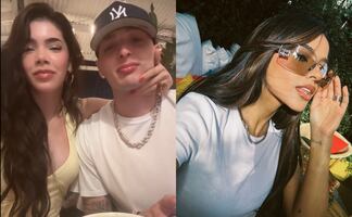 Becky G comenta video de Kenia Os y Peso Pluma y fans recuerdan: "Así comenzó Ángela Aguilar"