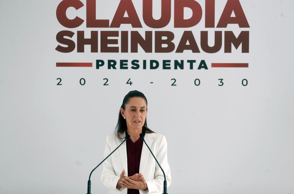 Claudia Sheinbaum vivirá en el Palacio Nacional como lo hizo AMLO. Foto: EFE
