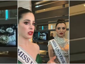 Miss Universo y Miss Irak se levantan por Miss México y abandona el evento tras insultos a Fátima Bosch