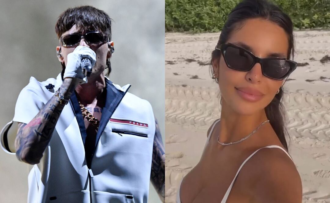 Captan a Peso Pluma de la mano con su ‘nueva novia’: ¿Quién es Gabrielle Britez? Foto: : VALERIE MACON / AFP / INSTAGRAM