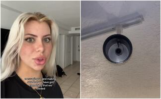 Chicas encuentran cámara oculta en Airbnb en Florida y lo muestran en TikTok; este era el escondite