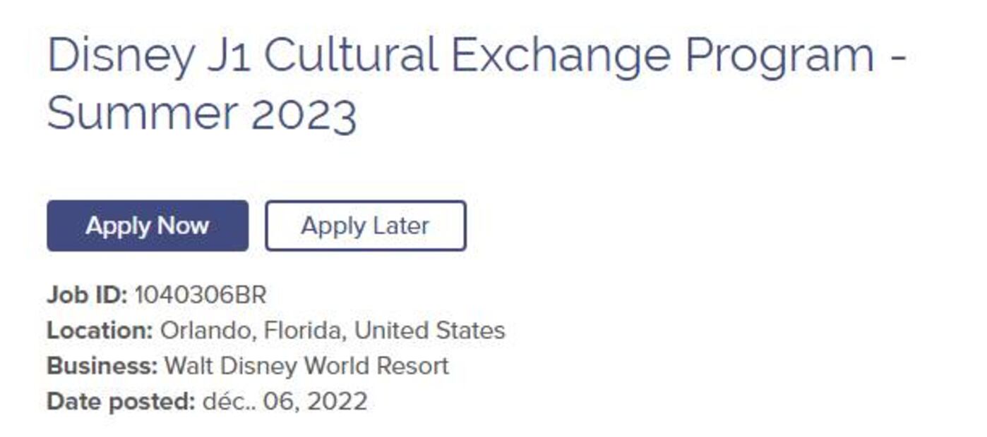 ¿Quieres trabajar en Disney World? Lanzan programa de intercambio para mexicanos