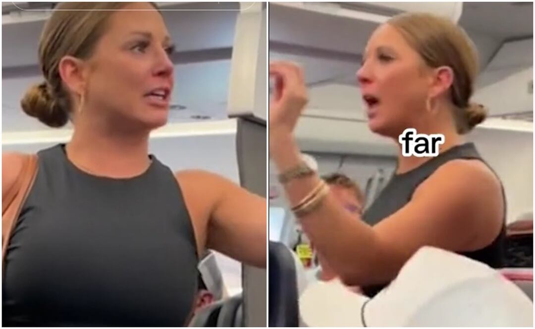 Los hechos ocurrieron en un vuelo de American Airlines a inicios de julio. Foto tomada de video.