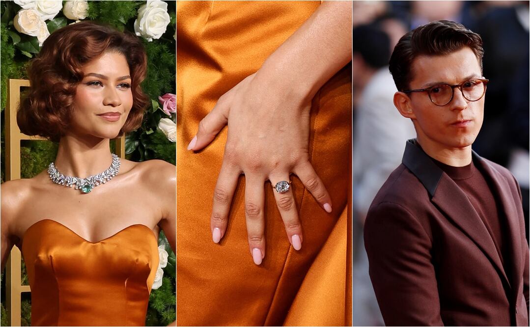 Zendaya se compromete con Tom Holland. ¿Cuánto cuesta el anillo que lució en los Golden Globes? Foto: Amy Sussman / GETTY IMAGES NORTH AMERICA / Getty Images via AFP / EFE/Alejandro García
